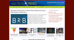 Desktop Screenshot of electricaltrends.com